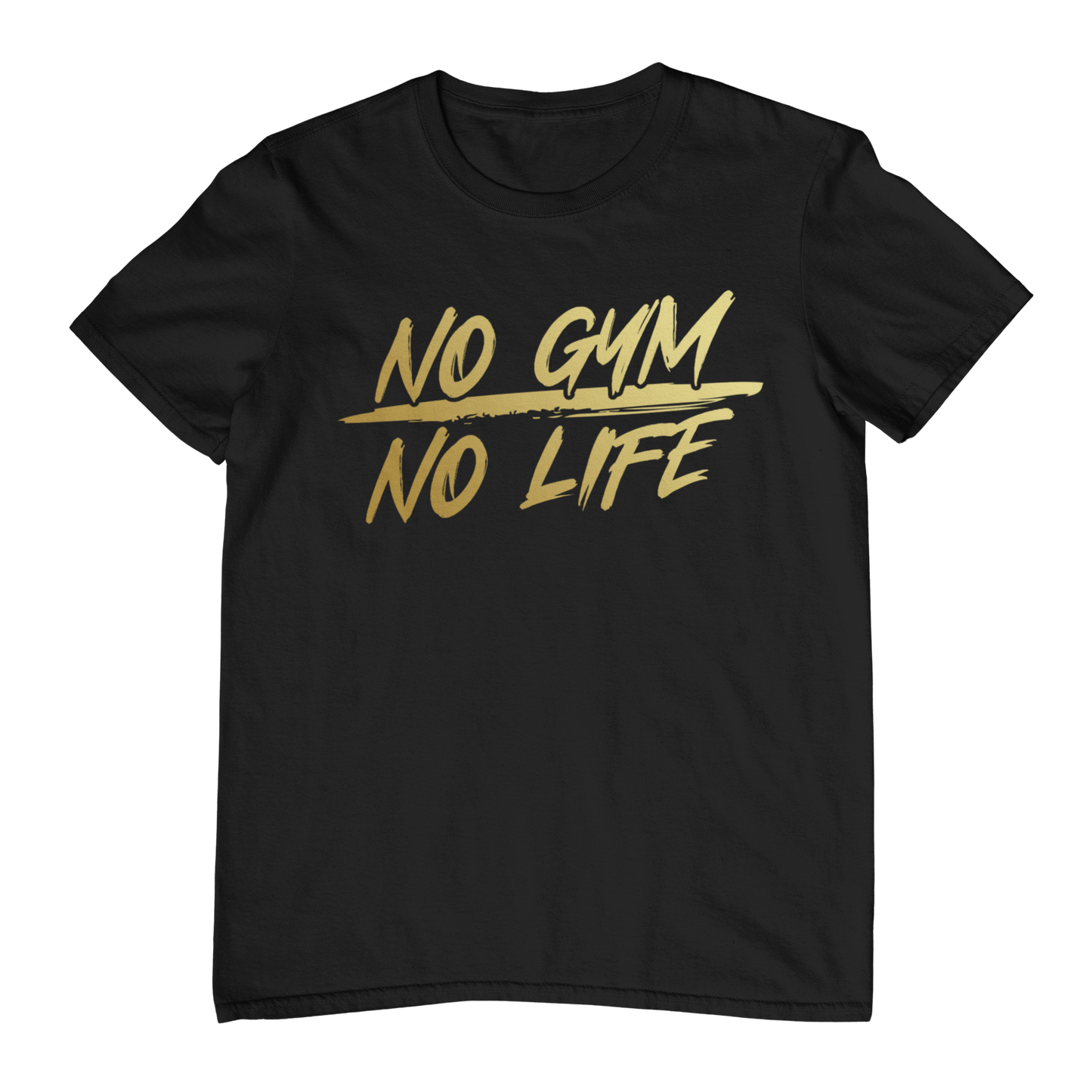 T-Shirt schwarz "No Gym - No Life" - Axxess Fitness